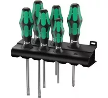 Набор отверток WERA Kraftform Plus Серия 300 334/6 SATZ 6TLG. WE-105650 WE-105650
