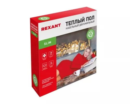 Нагревательный кабель REXANT Slim RNB -39-700 тонкий кабель под плитку, двухжильный, 39м 51-0504-3 Нагревательный кабель REXANT Slim RNB -39-700 тонкий кабель под плитку, двухжильный, 39м 51-0504-3