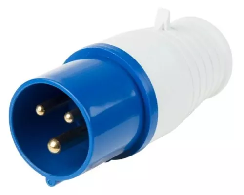 Вилка REXANT 11-8900 013 переносная 2Р+РЕ 16А 220В IP44 Вилка REXANT 11-8900 013 переносная 2Р+РЕ 16А 220В IP44