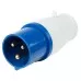 Вилка REXANT 11-8900 013 переносная 2Р+РЕ 16А 220В IP44