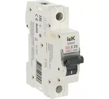 Автоматический выключатель IEK M06N ARMAT модульный 1п c 25А AR-M06N-1-C025