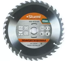 Пильный диск по дереву Sturm 9020-185-20-36T 185x20x36 зубьев, переходное кольцо 16 мм