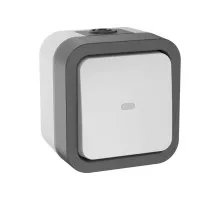 Выключатель IEK TORS 1-кл. ОП 10А IP55 TS202 с индикацией бел. TS-V10-1-10-55-K41