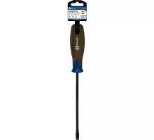 Отвертка шлицевая Кобальт 912-038 polywood sl 6,0х150 мм cr-v, древесно-полимерная р