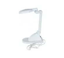 Лупа настольная REXANT 31-0242 3D+12D с подсветкой, ø90мм, белая