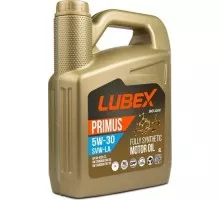 Масло моторное Lubex PRIMUS SVW-LA 5W30  4 л. синтетическое L034-1334-0404