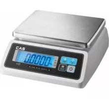 Весы торговые Cas SWN-30CW настольные влагостойкие 1357234