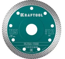 Алмазный диск для резки керамики KRAFTOOL ULTRA-THIN 115х1.2 мм ультратонкий  36685-115