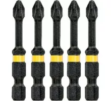 Бита для заворачивания ударная DeWALT РH1х50 мм (5шт) IMPACT TORSION DT7997T-QZ DT7997T-QZ
