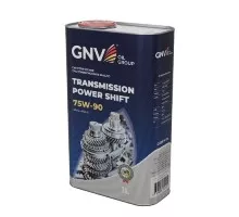 Масло трансмиссионное GNV Transmission Power Shift 75W90 GL-4/5 1 л (металл. канистра) GTP1M72010017517590001