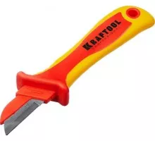Нож монтерский KRAFTOOL KN-1 нож электрика прямой, 45401