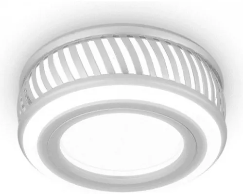 Светильник точечный GAUSS BL143P набор 3w + лампа mr16 6,5w 470lm 3000k gu5.3 led