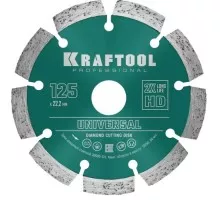 Алмазный диск для резки бетона KRAFTOOL UNIVERSAL 125 мм 36680-125