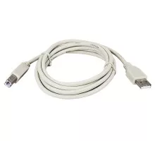 Кабель REXANT 18-1106 USB-A– USB-B, 2,4A, 3м, ПВХ, серый