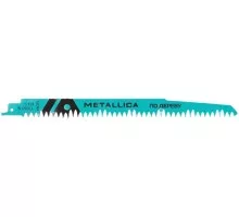 Полотна для сабельных пил METALLICA Optima S1531L 240/215мм шаг 5мм, HCS по дереву 2шт 908297