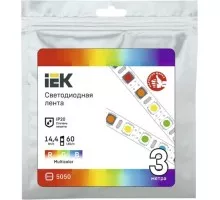 Лента светодиодная IEK LSR-5050RGB60 14,4w 12В IP20 (3 м) LSR2-3-060-20-3-03