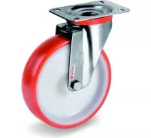 Колесная опора большегрузная TELLURE ROTA 604406 поворотная, 200 мм, 300 кг