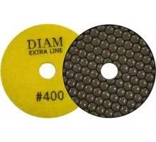 Алмазная тарелка на липучке DIAM АГШК 100*2,0 №400 Extra Line (сухая) 000522