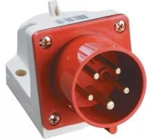 Вилка стационарная IEK ССИ-525 32а 3p+pe+n 380в PSR52-032-5