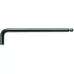 Ключ шестигранный WERA L-образный BlackLaser со сферической головкой 950 PKL SW 3/16