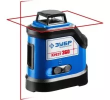 Лазерный уровень ЗУБР КРЕСТ 360 №2 нивелир 360° 34906-2