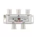 Делитель REXANT 05-6103 ТВх4 под F-разъем, 5-1000МГц, Silver