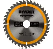 Пильный диск универсальный DeWALT 190х40тх30 мм Construction DT1945-QZ DT1945-QZ