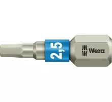 Бита для заворачивания, нержавеющая сталь WERA 3840/1 TS 2,5 мм, 25 мм WE-071072 WE-071072