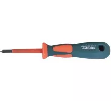 Отвертка крестовая диэлектрическая JONNESWAY DV13P180 1000 V, PH1 х 80 мм 047467