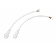 Соединительный кабель REXANT 11-9440 (4pin) герметичный (IP67) 4х0,75мм, белый