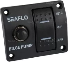 Панель бортового питания SEAFLO SFSP-02 с двухпозиционным переключателем, 12V/24V SFSP-02