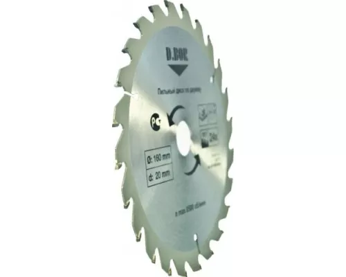 Пильный диск по дереву D.BOR 165х36тх30/20 [D-9K-801653605D]