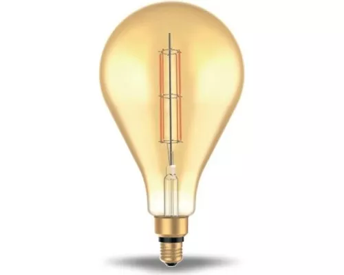 Лампа светодиодная GAUSS PS160 filament 6w 890lm 2700к е27 golden straight led [179802118]