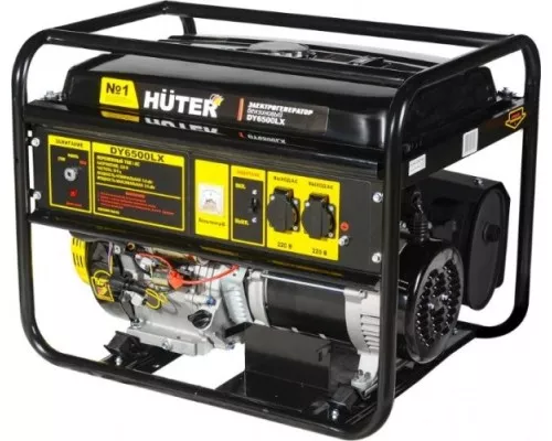 Электростанция бензиновая HUTER DY 6500 LX электростартер [64/1/7]