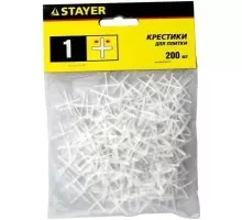 Крестики для плитки STAYER MASTER 1мм 200шт 3380-1