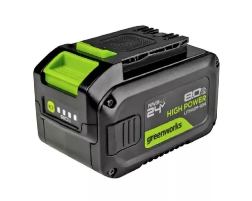 Аккумулятор GREENWORKS High Power G24HP8, 24V, 8Ач 2957907 Аккумулятор GREENWORKS High Power G24HP8, 24V, 8Ач 2957907
