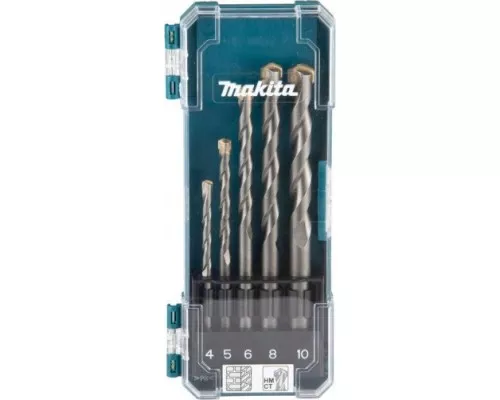 Набор сверл по бетону MAKITA D-72877 5 шт. (4,5,6,8,10 мм) Набор сверл по бетону MAKITA D-72877 5 шт. (4,5,6,8,10 мм)