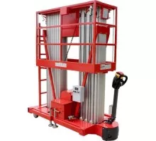 Телескопический подъемник GROST Double Drive 0.2-12 самоход., двухмачтов. (12 м/200 кг, DC ) 200046 200046