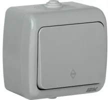 Выключатель проходной IEK Aquatic ВС-20-1-2-А 1-клавишный 10А IP54 EVA12-K03-10-54