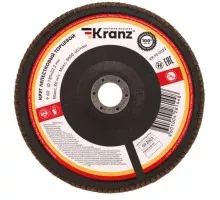 Круг лепестковый Kranz KR-90-0022 торцевой, p60, 180х22,2мм