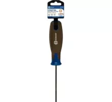 Отвертка крестовая Кобальт 912-069 polywood ph-0х75 мм cr-v, древесно-полимерная руко