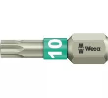 Бита для заворачивания, нержавеющая сталь WERA 3867/1 TS TX10, 25 мм WE-071032 WE-071032
