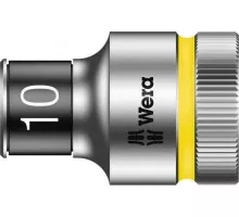 Головка шестигранная для ключа-трещотки Zyklop WERA 10 мм 1/2“ с функцией фиксации 8790 HMC WE-00373 WE-003730