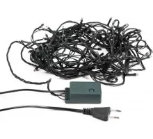 Гирлянда Neon-Night ТВИНКЛ 10м темно-зеленый ПВХ, 80 LED теплый белый 303-046