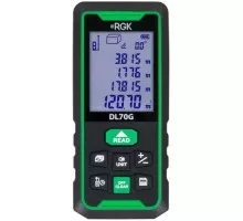 Лазерный дальномер RGK DL70G зеленый луч с угломером  778183