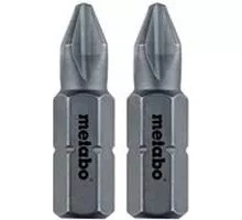 Бита для заворачивания METABO PZ2, 25мм Torsion (2шт.) 631525000