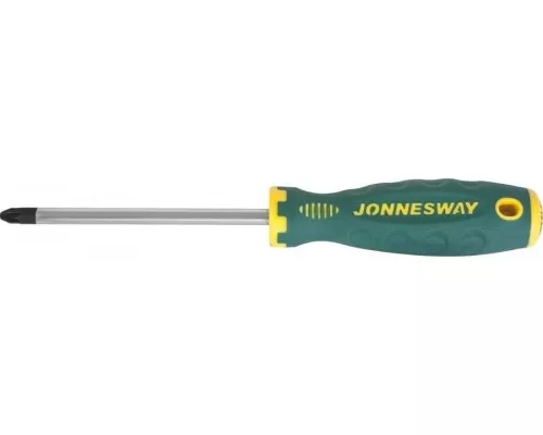 Отвертка крестовая JONNESWAY D71Z2100 POZIDRIV® ANTI-SLIP GRIP, PZ2 x 100 мм [049226]