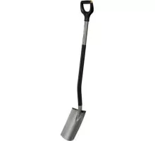 Лопата штыковая FISKARS Ergonomic с закругл.лезвием  1066710