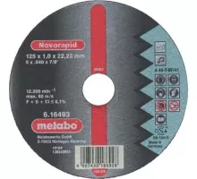 Диск отрезной по нержавеющей стали METABO 180x1,5x22,23 мм A46T Inox Novorapid 616273000