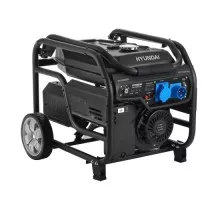 Генератор бензиновый HYUNDAI HHY  7050FE ATS с колесами HHY 7050FE ATS